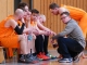 Basketballfreundschaftsspiel SV Reichenbach vs Görlitzer BC Squirrels und Minikicker der Abteilung Fußball am 7. Februar 2016