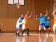 Basketballfreundschaftsspiel SV Reichenbach vs Görlitzer BC Squirrels und Minikicker der Abteilung Fußball am 7. Februar 2016
