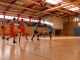Basketballfreundschaftsspiel SV Reichenbach vs Görlitzer BC Squirrels und Minikicker der Abteilung Fußball am 7. Februar 2016