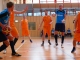 Basketballfreundschaftsspiel SV Reichenbach vs Görlitzer BC Squirrels und Minikicker der Abteilung Fußball am 7. Februar 2016