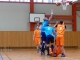 Basketballfreundschaftsspiel SV Reichenbach vs Görlitzer BC Squirrels und Minikicker der Abteilung Fußball am 7. Februar 2016