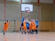 Basketballfreundschaftsspiel SV Reichenbach vs Görlitzer BC Squirrels und Minikicker der Abteilung Fußball am 7. Februar 2016