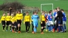 Foto Archiv: vom ersten Spieltag der Rückrunde mit neuen Trikots gesponsert vom Energieversorger BOREAS aus Dresden. (Lutz Richter)