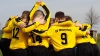 Foto Archiv: vom ersten Spieltag der Rückrunde mit neuen Trikots gesponsert vom Energieversorger BOREAS aus Dresden. (Lutz Richter)