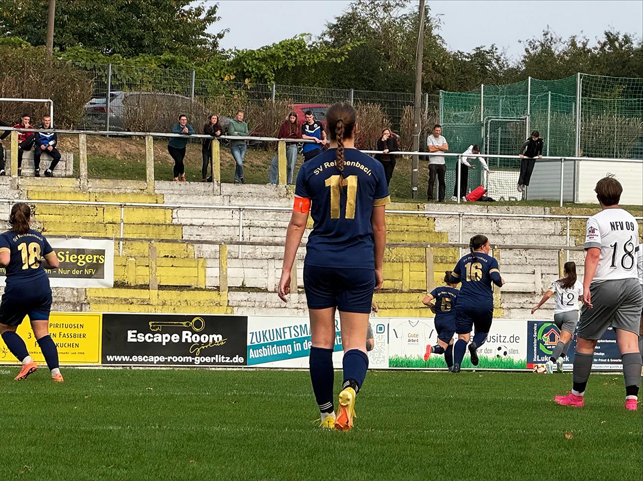 Frauen - Sachsenklasse Frauen Ost - NFV Gelb-Weiß Görlitz 09 vs SpG SV Reichenbach / Seer Wölfe F.C./Holtendorfer SV (2:3)