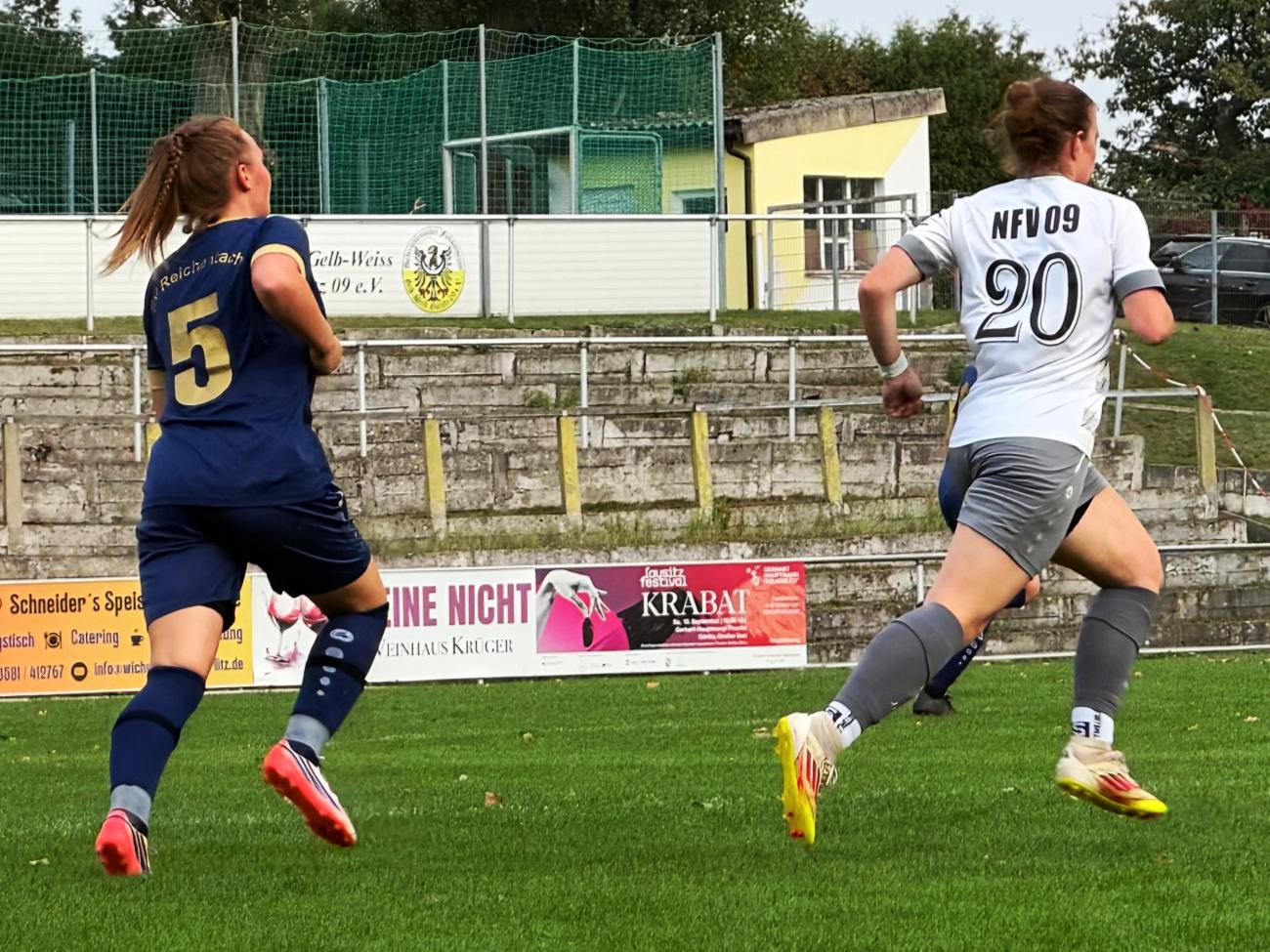 Frauen - Sachsenklasse Frauen Ost - NFV Gelb-Weiß Görlitz 09 vs SpG SV Reichenbach / Seer Wölfe F.C./Holtendorfer SV (2:3)
