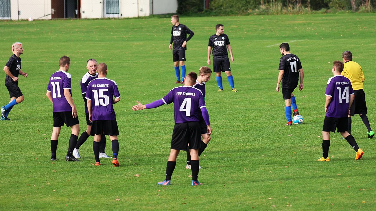 Fußball-Männer - SV Reichenbach : FSV Kemnitz 2. (2:0) am 15. Oktober 2022, Foto: Gerd Fechner