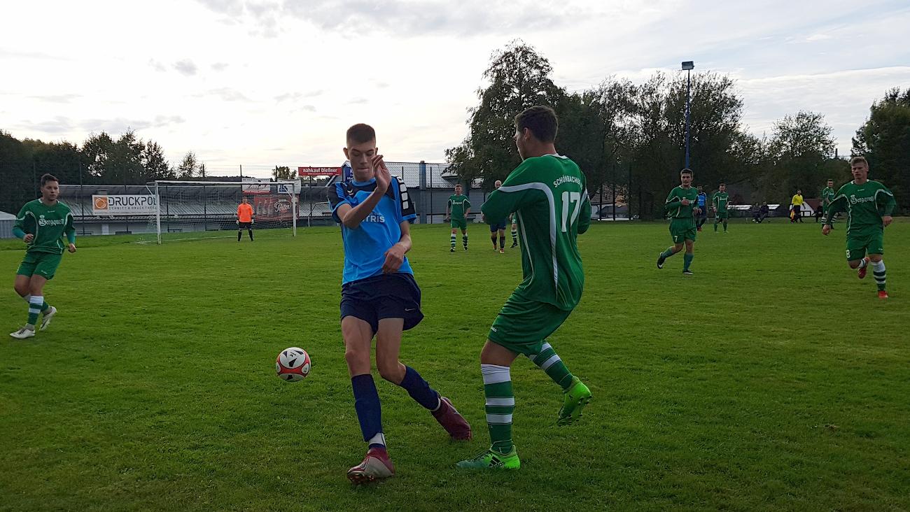 Fußball-1. Männer – Schönbacher FV : SV Reichenbach (2:4) am 29. September 2019