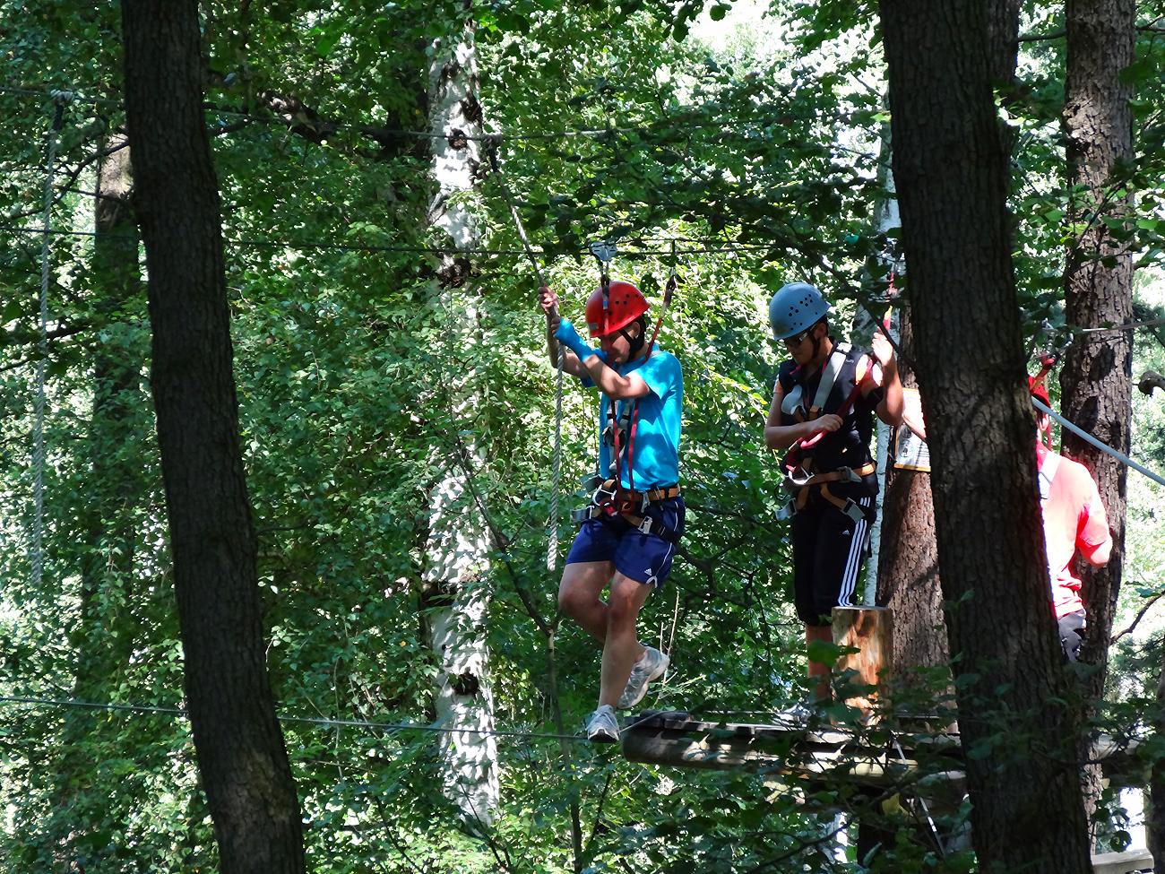 Samstagstraining im Abenteuer-Kletterwald Zittauer Gebirge