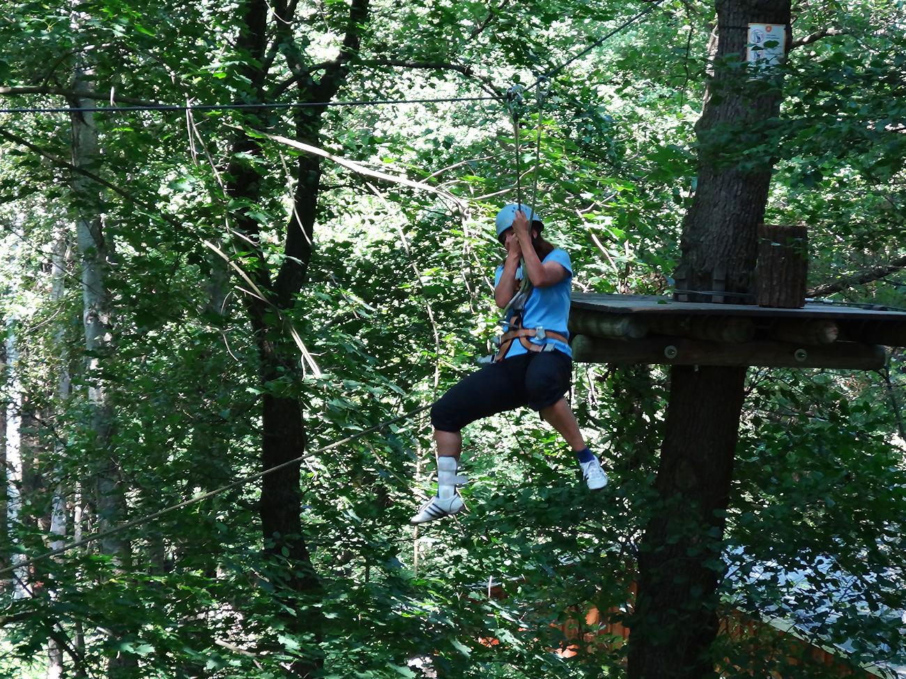 Samstagstraining im Abenteuer-Kletterwald Zittauer Gebirge