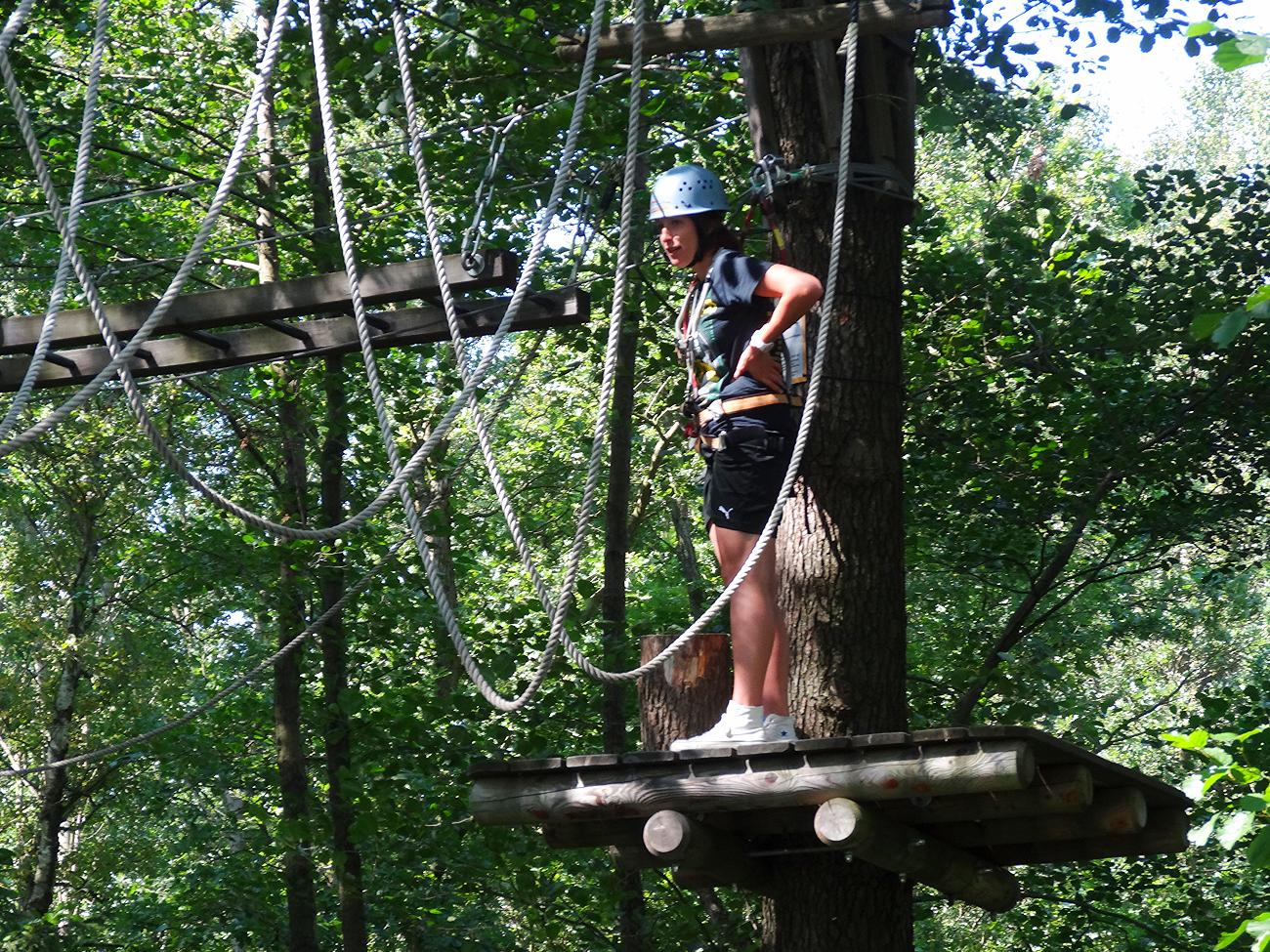 Samstagstraining im Abenteuer-Kletterwald Zittauer Gebirge