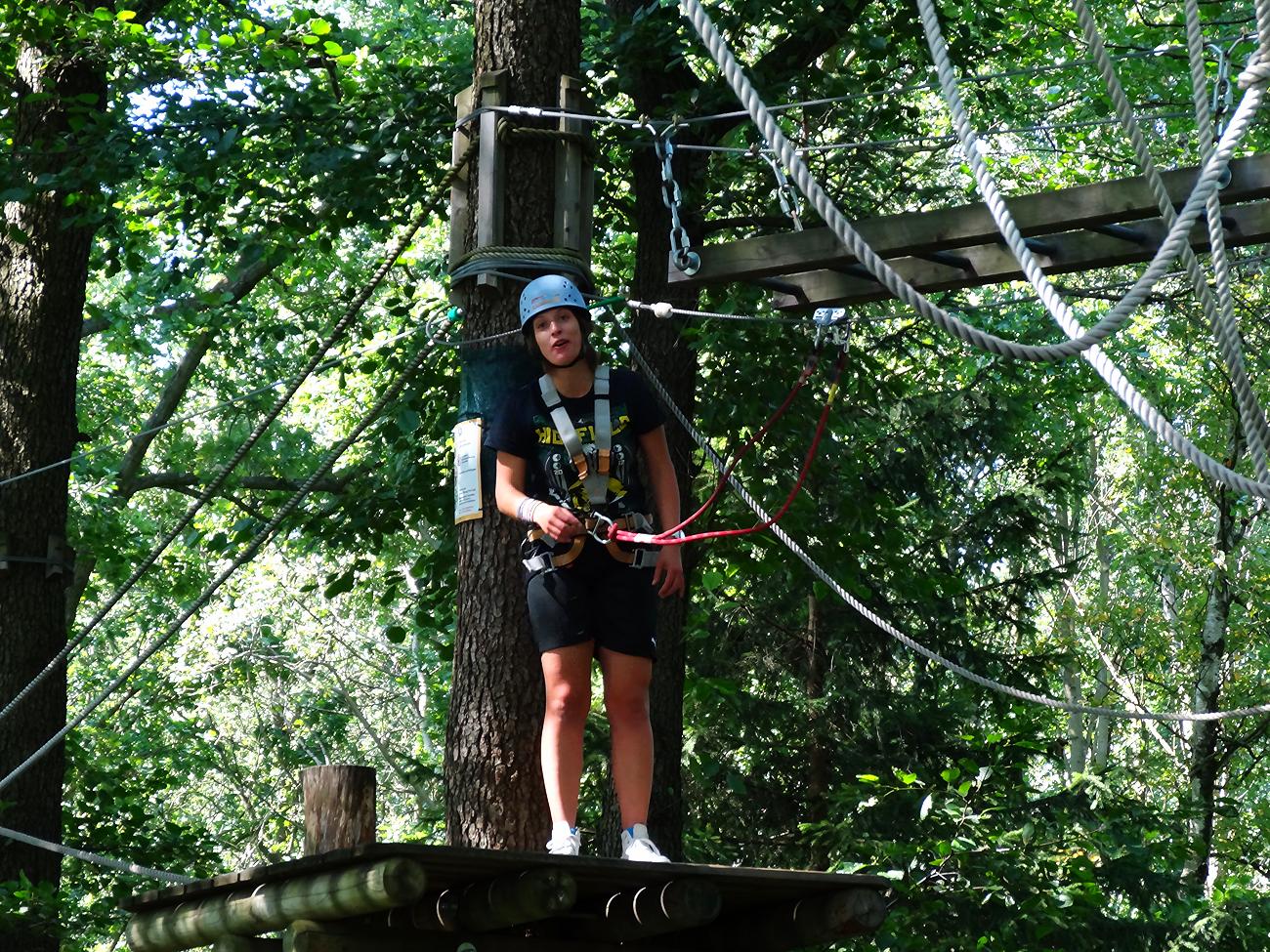 Samstagstraining im Abenteuer-Kletterwald Zittauer Gebirge