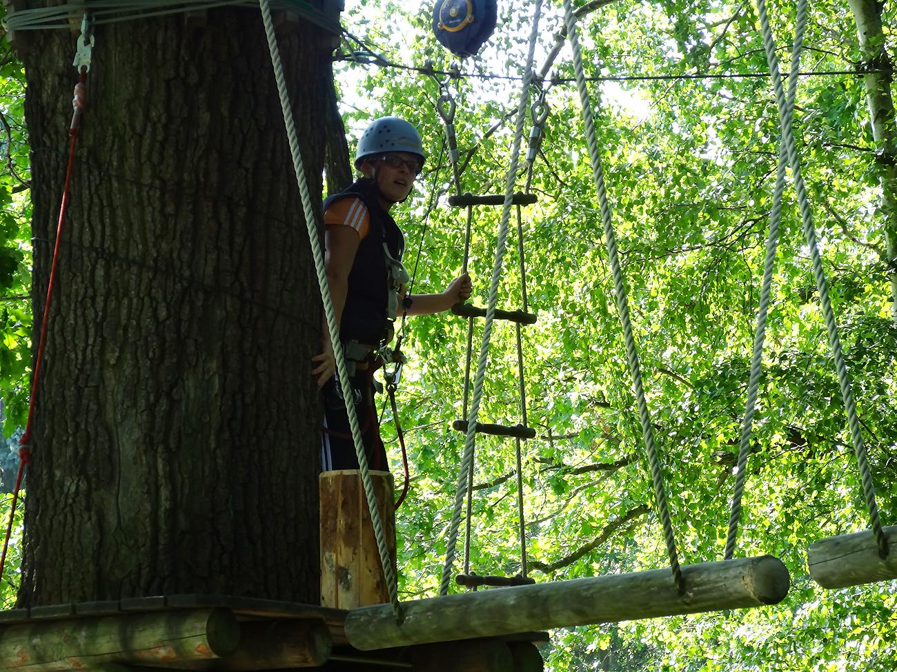 Samstagstraining im Abenteuer-Kletterwald Zittauer Gebirge