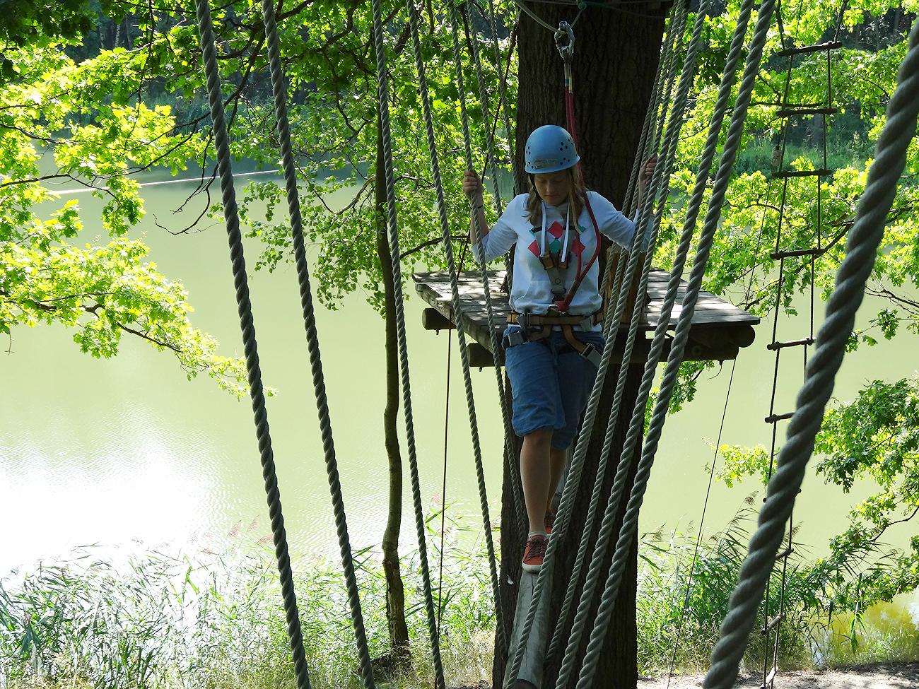 Samstagstraining im Abenteuer-Kletterwald Zittauer Gebirge