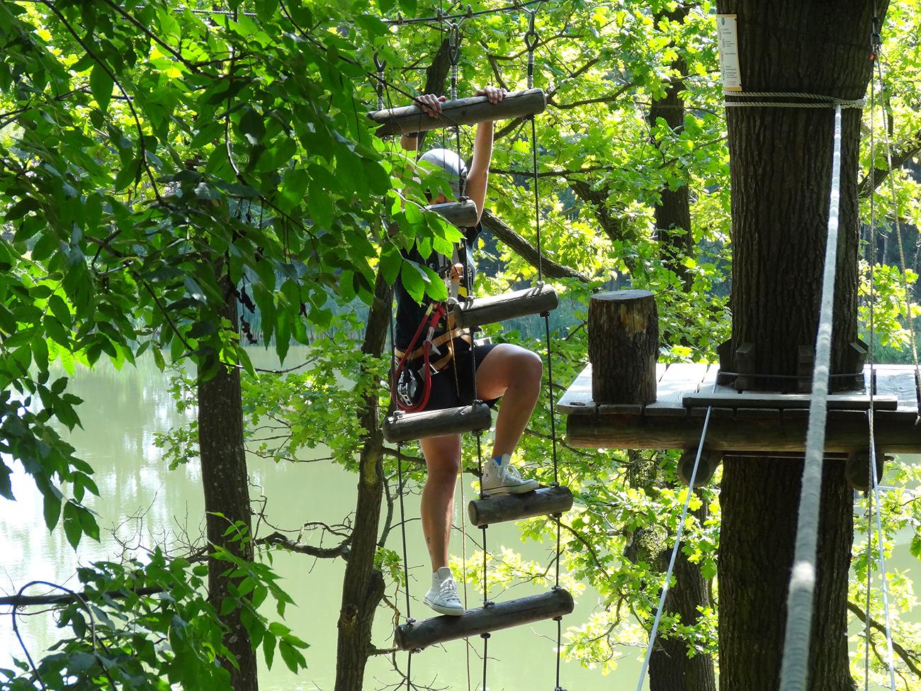 Samstagstraining im Abenteuer-Kletterwald Zittauer Gebirge