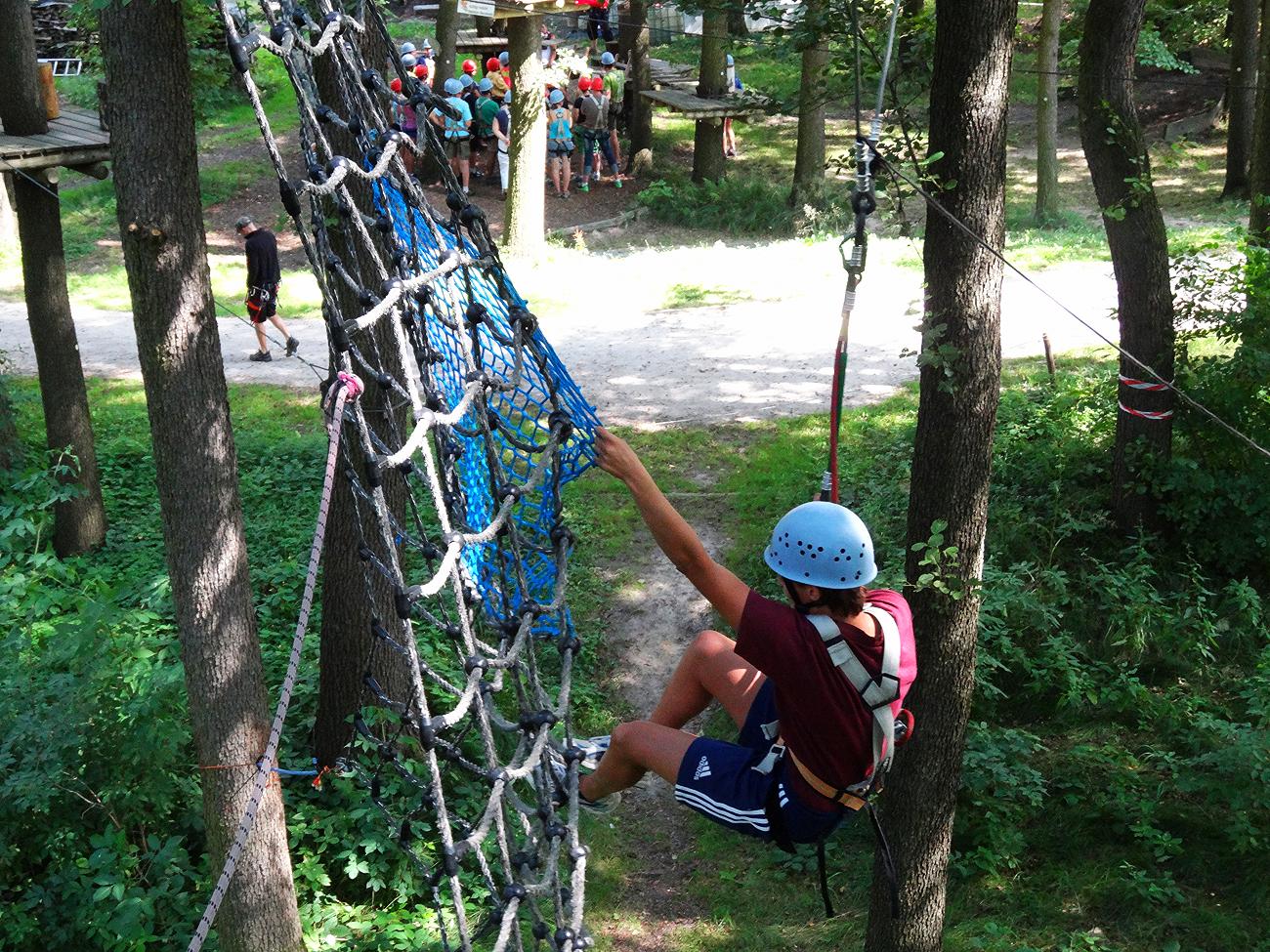 Samstagstraining im Abenteuer-Kletterwald Zittauer Gebirge