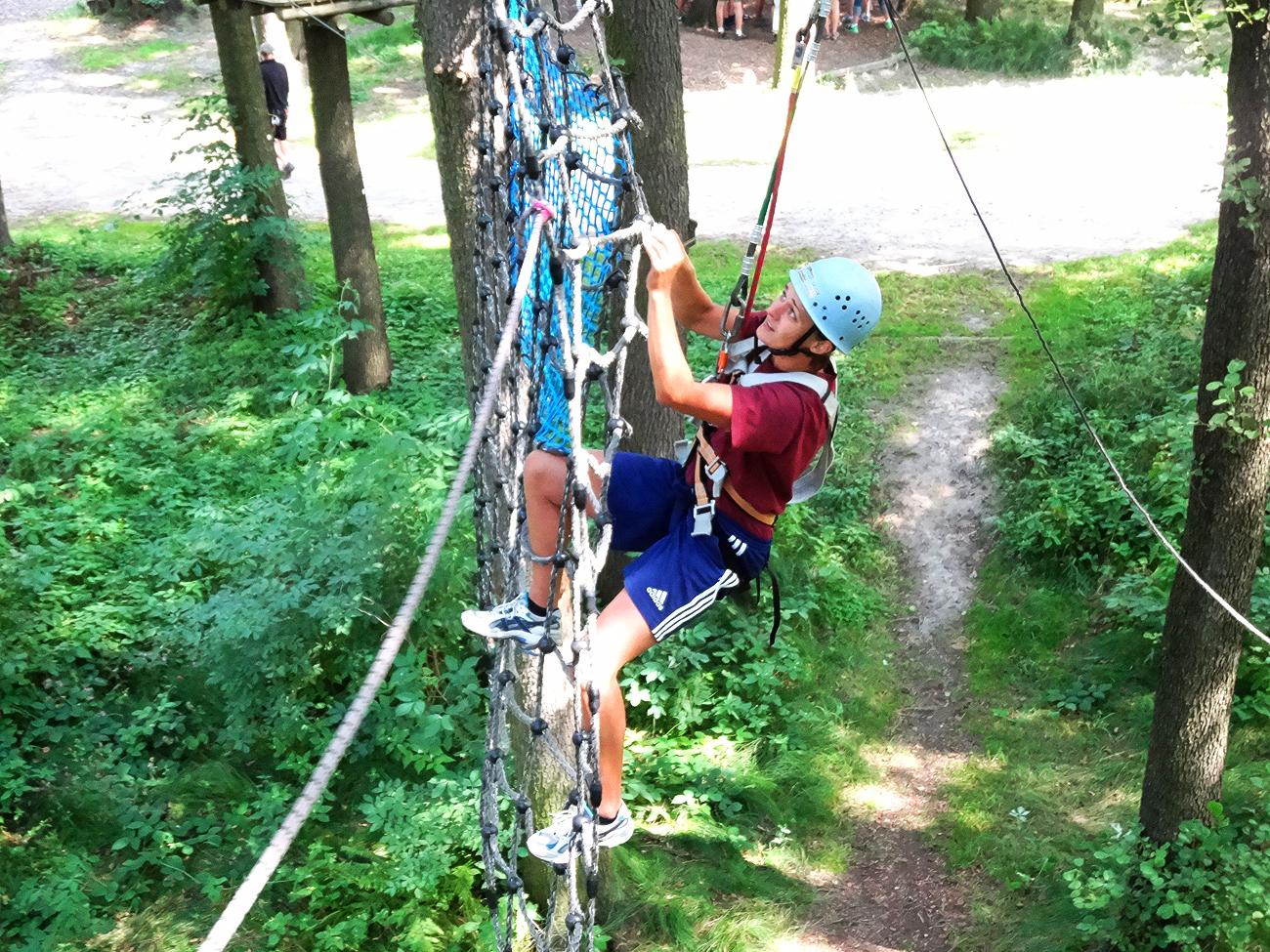 Samstagstraining im Abenteuer-Kletterwald Zittauer Gebirge