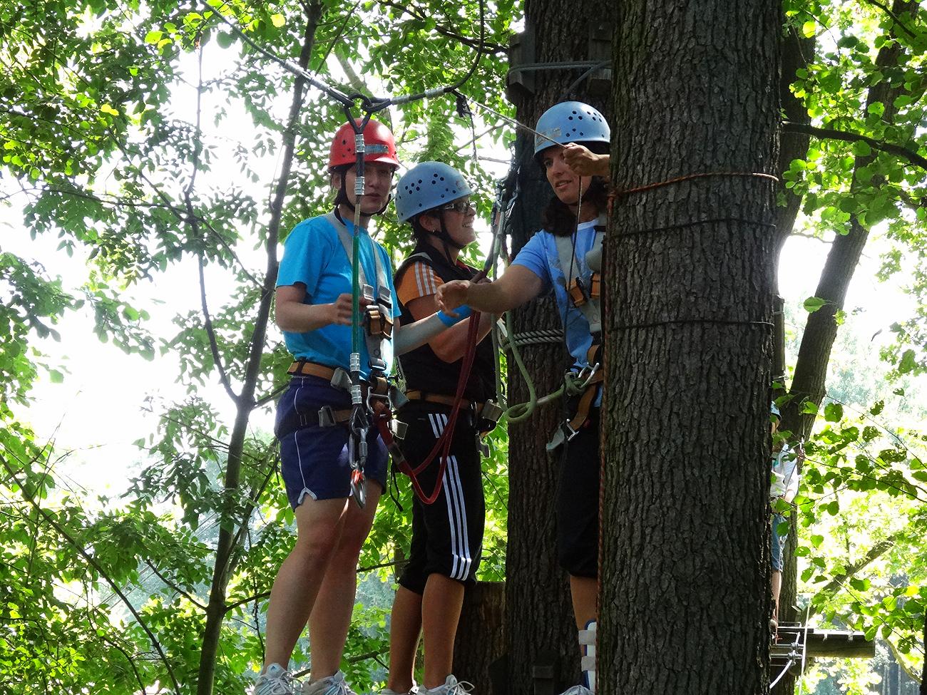 Samstagstraining im Abenteuer-Kletterwald Zittauer Gebirge