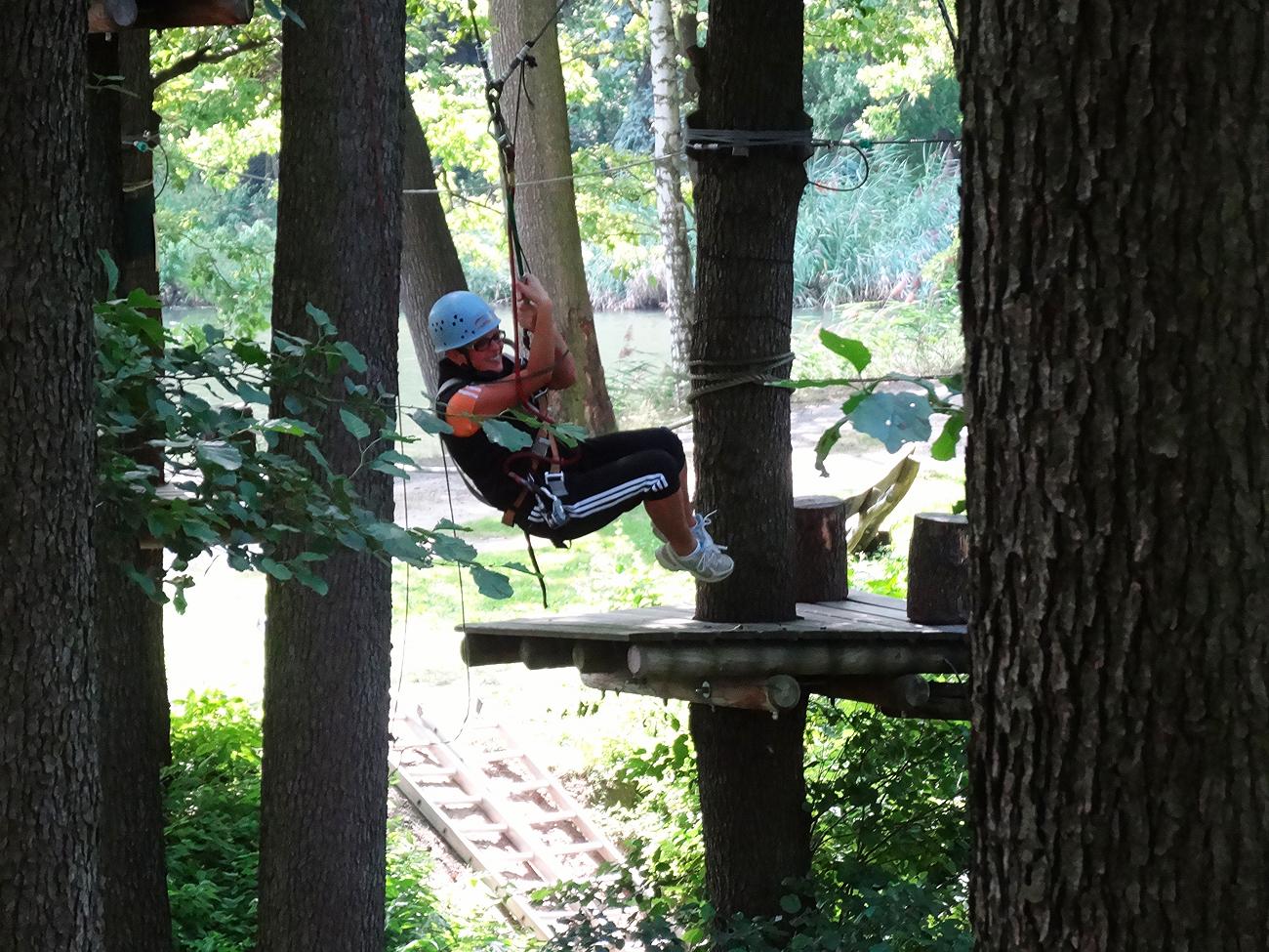 Samstagstraining im Abenteuer-Kletterwald Zittauer Gebirge