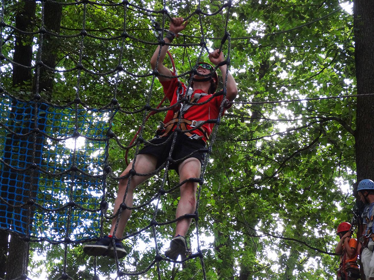 Samstagstraining im Abenteuer-Kletterwald Zittauer Gebirge
