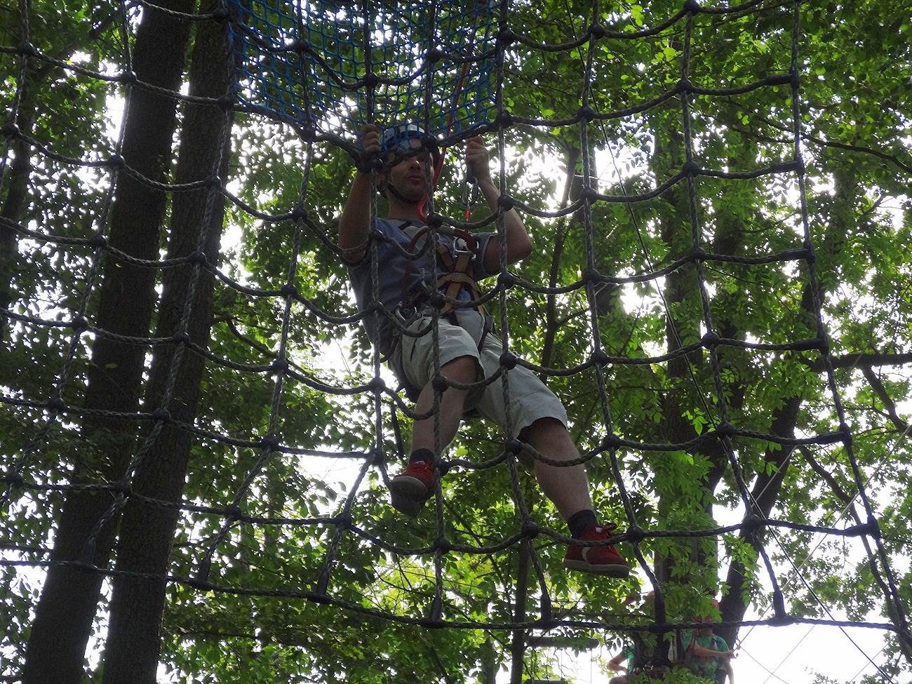 Samstagstraining im Abenteuer-Kletterwald Zittauer Gebirge