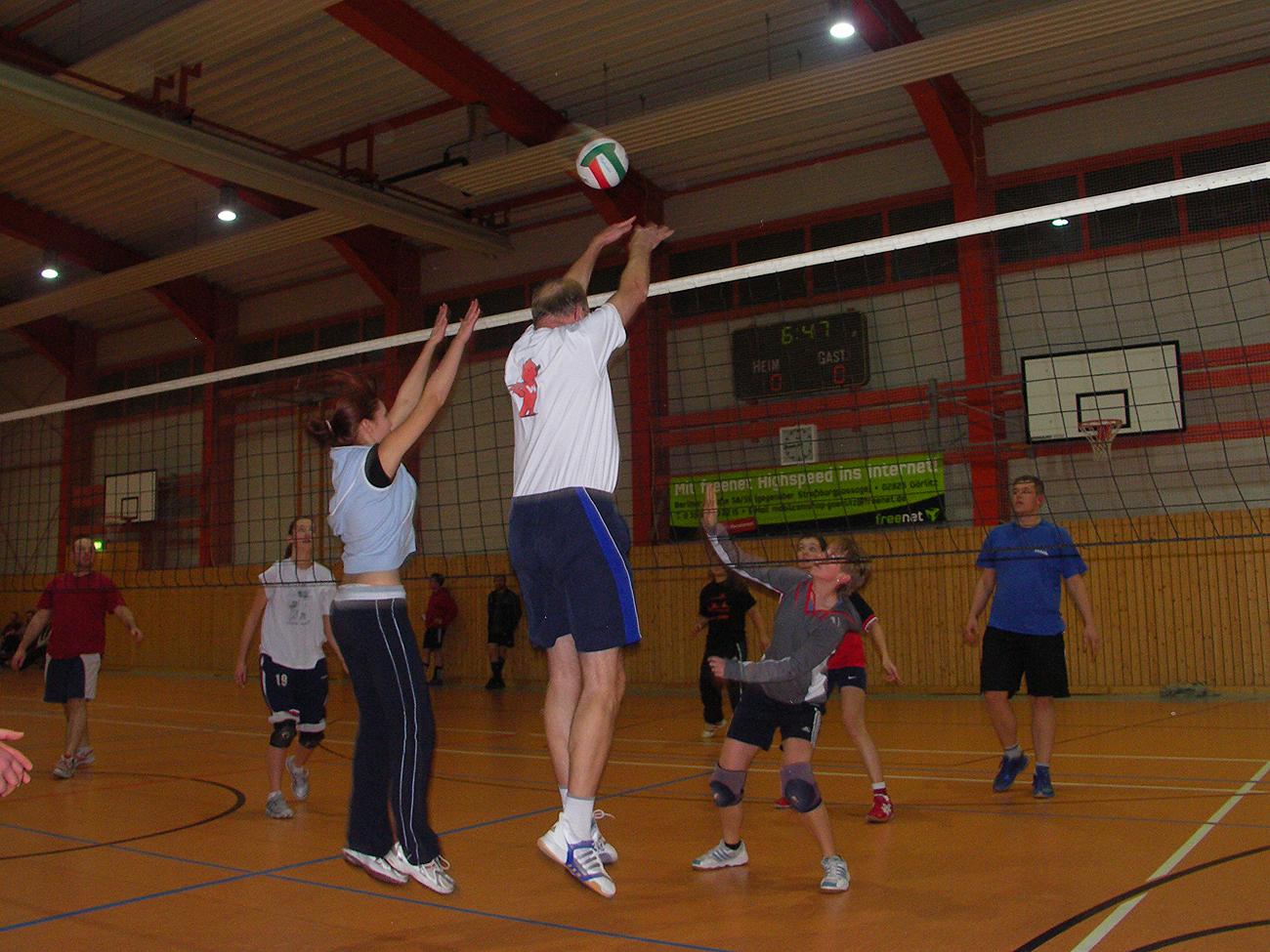 Zipfelmützenturnier am 22. Dezember 2007 in der Sporthalle Reichenbach OL